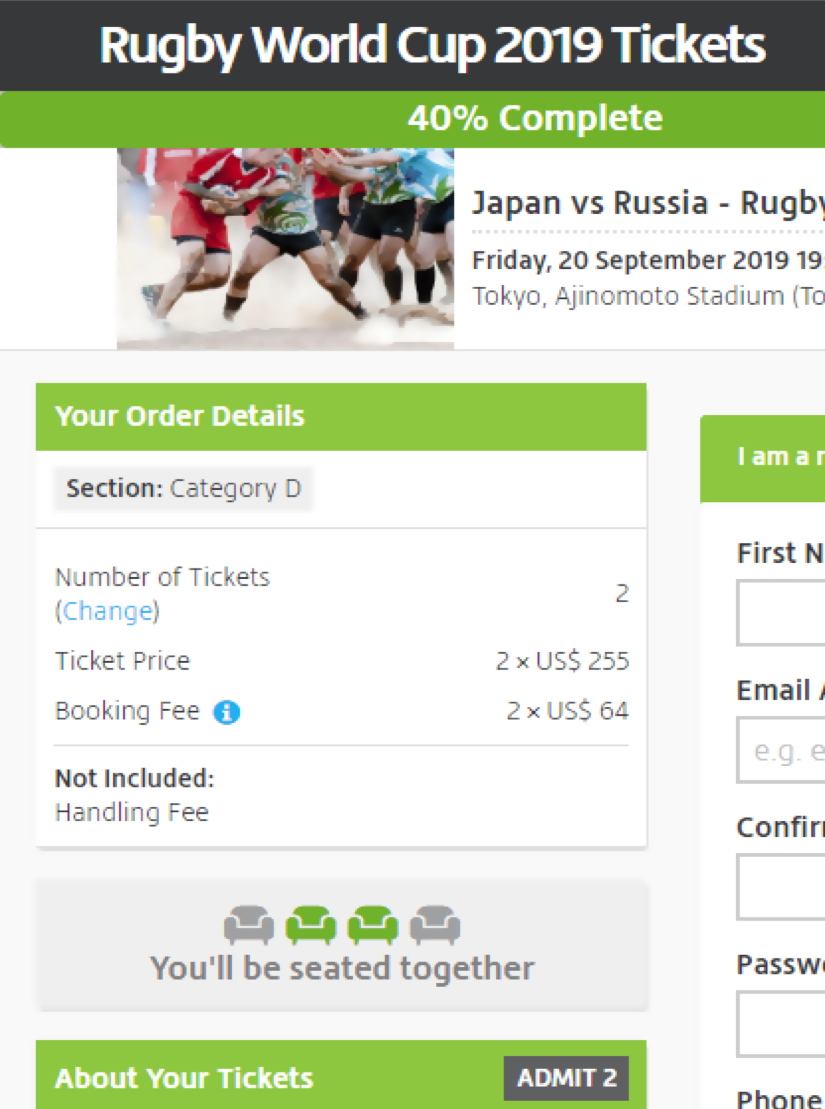 Viagogo mon compte