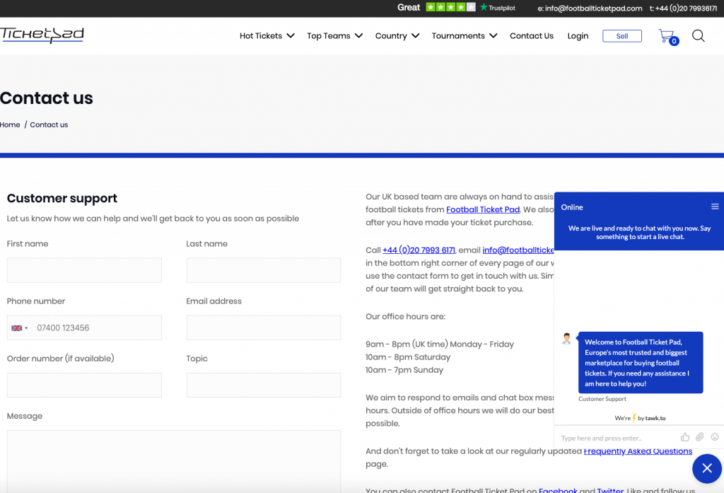 Footballticketpad-contact-form-review